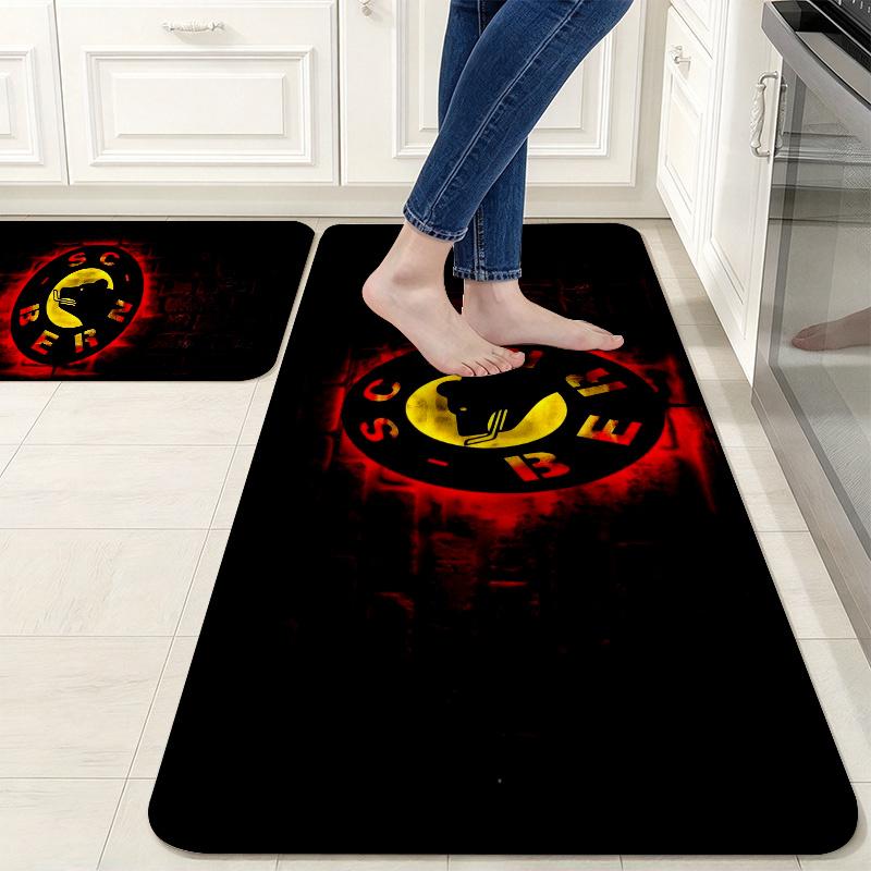 Sc Bern Flannel Kitchen Mat Christmas Soft Area Rug Non Slip Floor Carpet Home Decoration