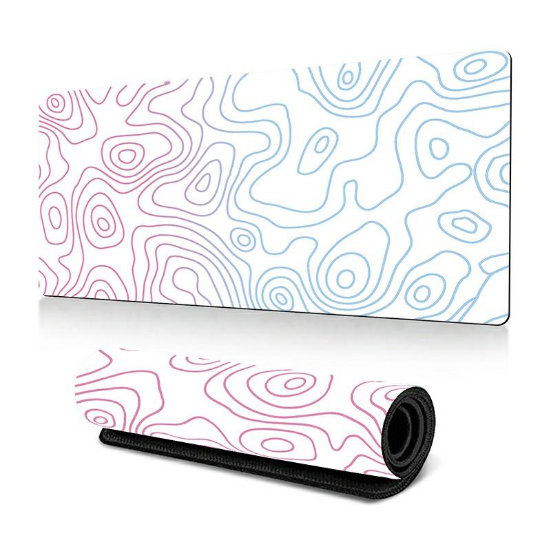 300x600x3mm Creative Abstract Pattern Mouse Pad Desk Large Mouse Mat E