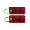 1 Stück Rote Serie Gestickter Schlüssel Cool Buchstabe Zitat Schlüsselanhänger Schlüsselanhänger Für Auto Motorrad Schlüsselanhänger Halter Schmuck Zubehör