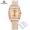Naviforce Watch for Women Square Elegant Waterproof Luminous Watches Quartz Import Ladies Wristwatch Valentine Day Gifts NF5049