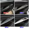 For Volkswagen VW ID.4 ID4 2024 2024 2024 Car Door Armrest Window Glass Lift Switch Button Trim Frame Decorate Cover Sticker