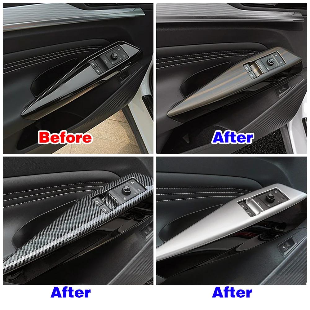 For Volkswagen VW ID.4 ID4 2024 2024 2024 Car Door Armrest Window Glass Lift Switch Button Trim Frame Decorate Cover Sticker