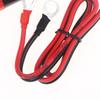 Autostromversorgungs-Wechselrichterkabel 50 cm Auto-Zigarettenanzünder-Stecker Kabelbuchse Mit Batterie-Augenterminal-Anschluss
