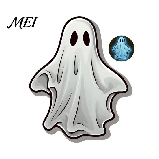 Waterproof PVC Wall Decor Luminous Ghost Stickers for Halloween Decoration, Glow in The Dark Decals Home Decoration Gifts Windows And Glass