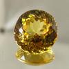 Natural Ceylon Yellow Sapphire 16 MM Round Shape Flawless Certified Gemstone
