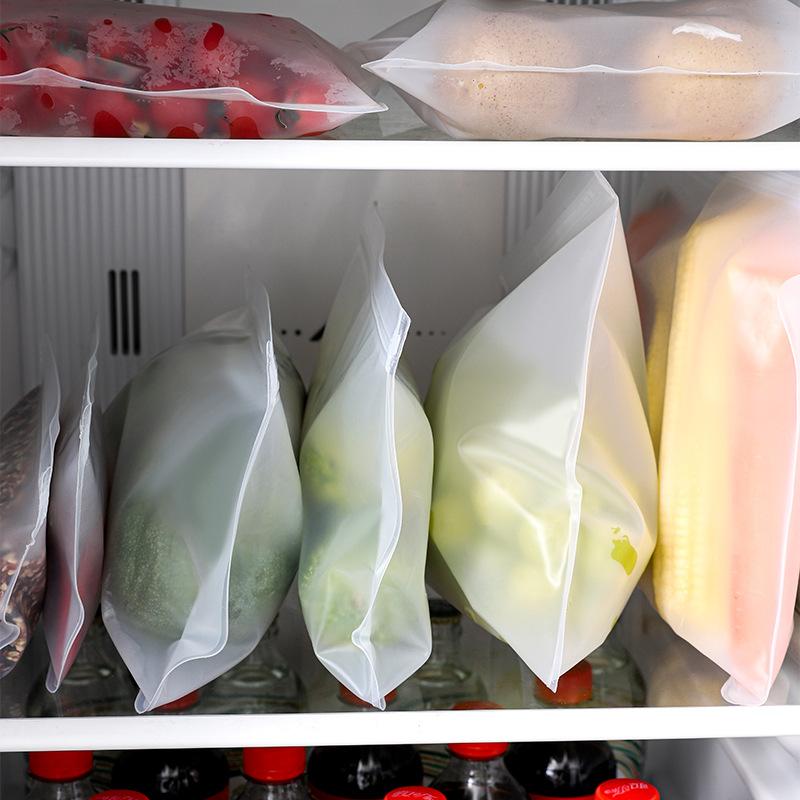 3940 EVA-Lebensmittelkonservierungsbeutel Kühlschrank-Lebensmittelaufbewahrungsbeutel Versiegelter Beutel für Obst und Gemüse Wiederverwendbarer Spleißbeutel für Lebensmittel