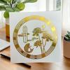 10-Piece Lucky Carp Lotus Metal Sticker Set for Home, Car & Phone Feng Shui Wealth Decor