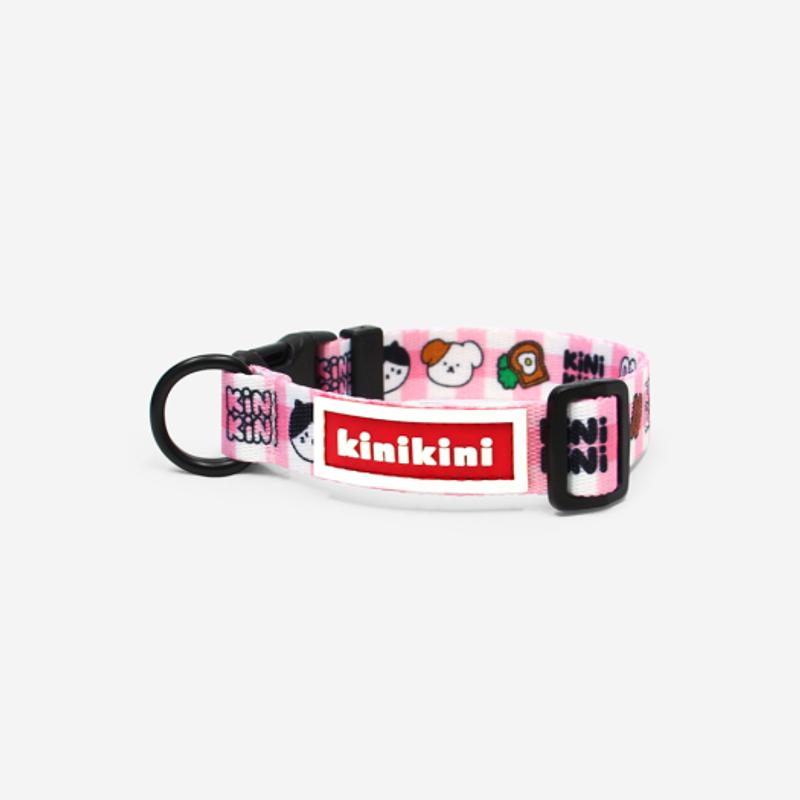 KINIKINI BRUNCH CHECK COLLAR-PINK (Necklace)