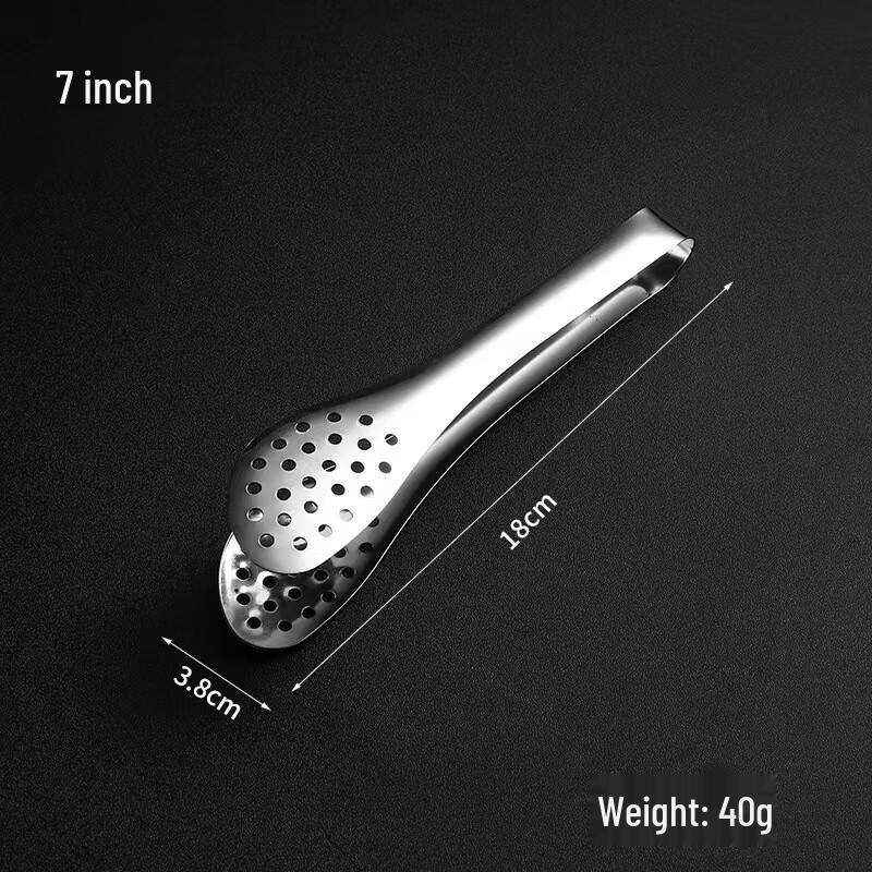 

OJW 7-inch Stainless Steel Food Tongs Set