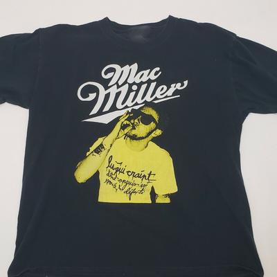 T-Shirt New Vintage Mac Miller Rap For Fans Cotton Black All Size Unisex T-Shirt C355