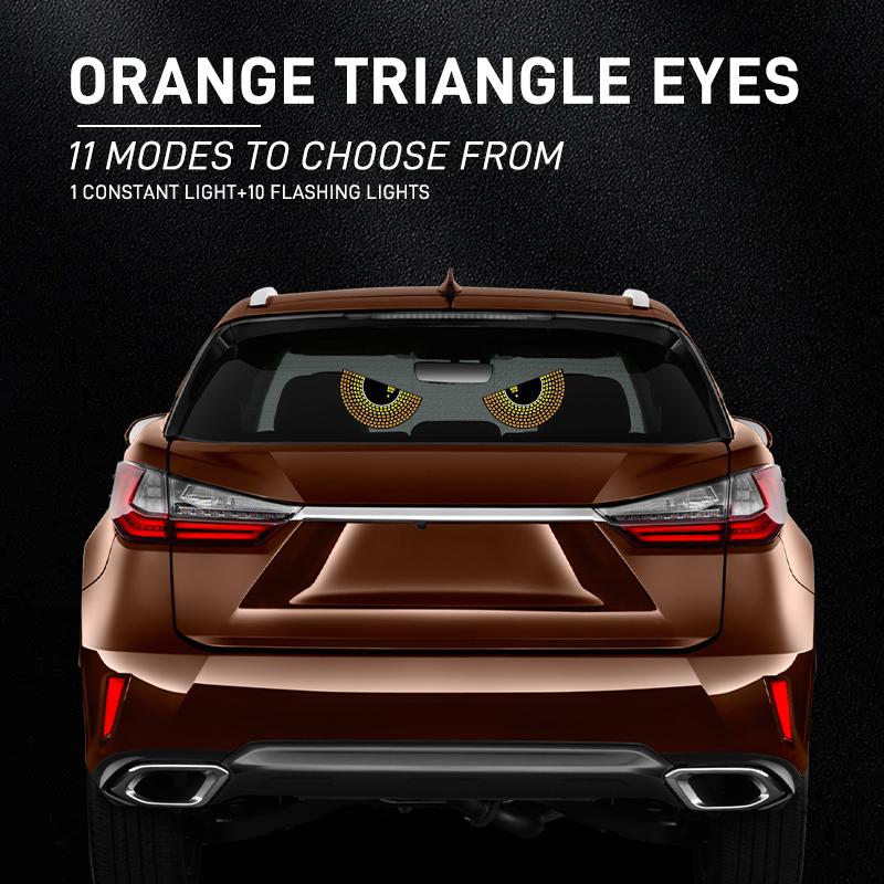 Funny Devil's Eye Light Car LED Atmosphere Lamp Truck Auto Front Rear Windshield Decorative Accessories Strobe Warning Lights