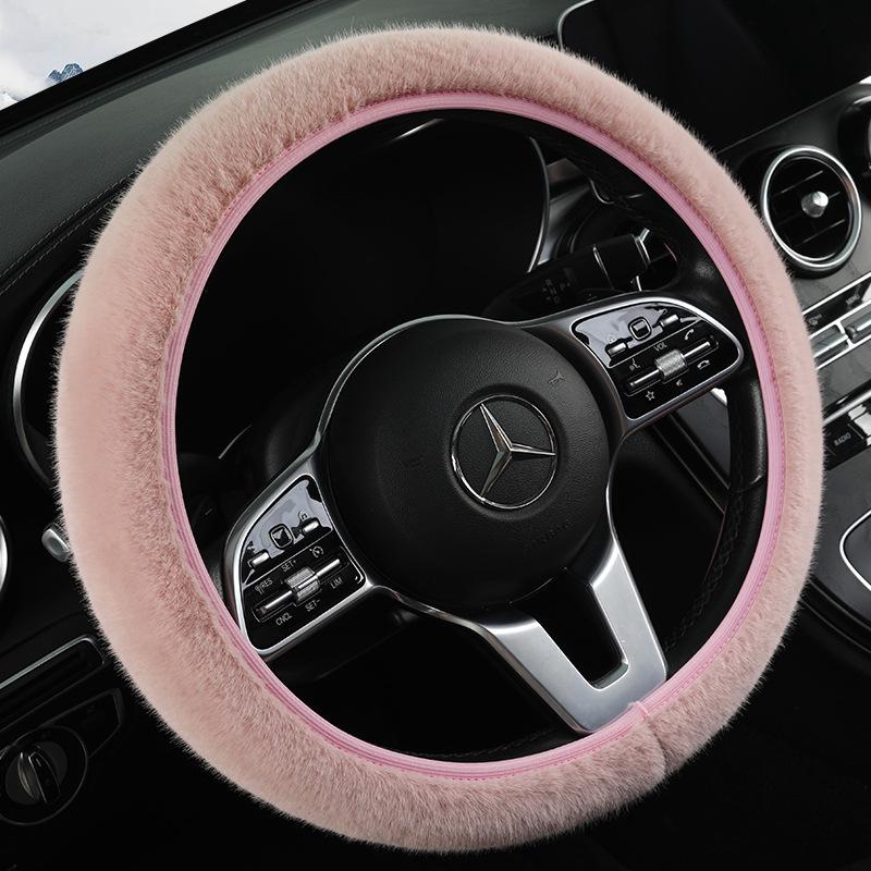 Moderne Rutschfeste Winter-Plüsch-Autolenkradabdeckung - Warm und Verschleißfest für Männer und Frauen