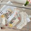 Quentin Fashion Fancy Summer Thin Crew Sheer Socks Breathable Transparent Socks Custom