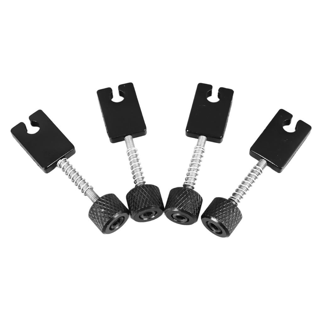 4Pcs Electric Bass Saddle Headless Metal Tuning String Bridge Saddle for Replacement