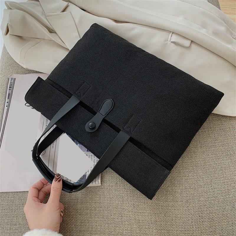 1pcs High end, large capacity laptop bag, women s bag, versatile student bag, class bag, office bag