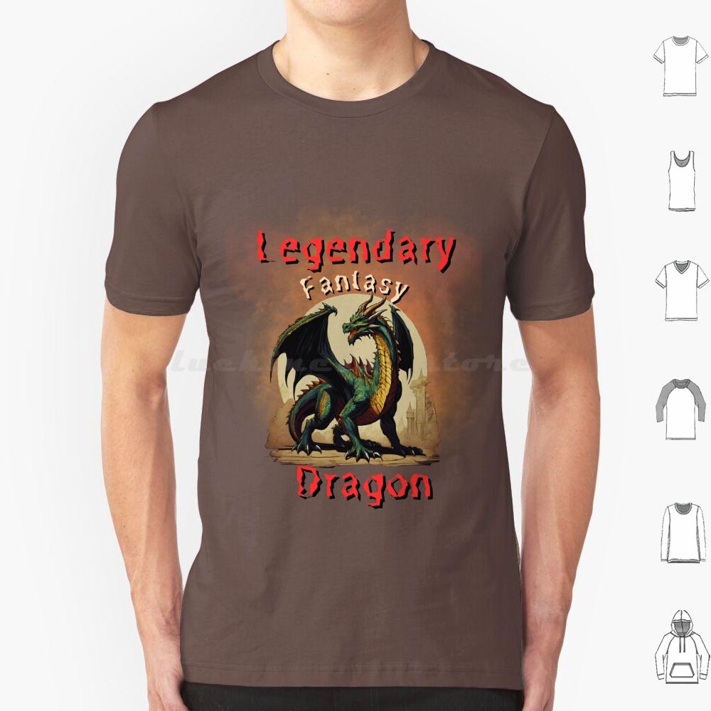 Funny Legendary Fantasy Dragon Cool Gift Mens Women T Shirt Cotton Men Women DIY Print Legendary Animals Mystic Dragon Mystic