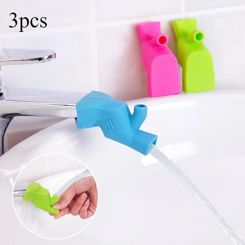 Silicone Faucet Extender Bathroom Sink Device Children's Hand Washing Accessories Are Highly Elastic Bathroom Accessories