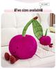 Cherry Peach Plush Toy - Cute Comfort Doll for Children