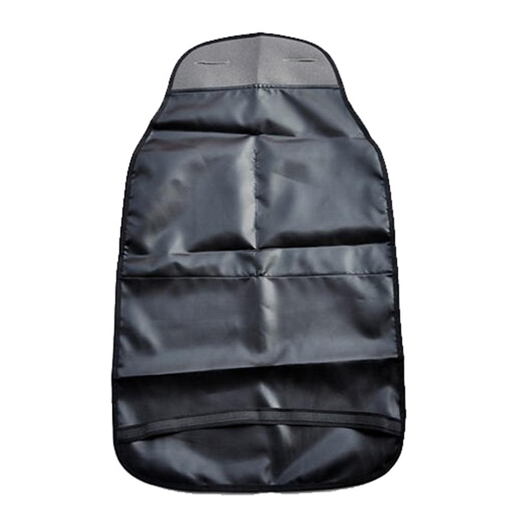 Rücksitzbezug für Kinder, Aufbewahrungs-Organizer mit 2 Taschen, wasserdichte Trittmatten für den Rücksitzschutz, Autositz-Rückenlehnenschutz