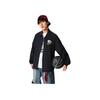 Li Ning Basketball Series Sport Casual Simple Letter Polo Jacket Men Jacket Black AFDV623-3