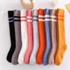 5/10 Pairs Casual Coral Velvet Socks for Women No Shedding Two Stripes Calf Length Socks Knee High Women's Socks Warm Long Socks Home Socks