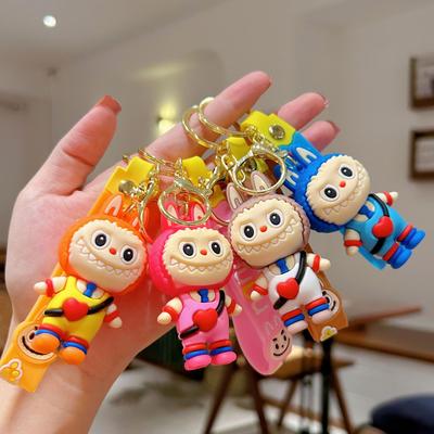 Cartoon Sheep Keychain Pendant Cute Doll Backpack Car Key Chain Ring Gift