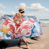 Card Captor Sakura Anime Bath Towel Microfiber Soft Water Absorbing Breathable For Girl Kids Decorative Cartoon Beach Towel