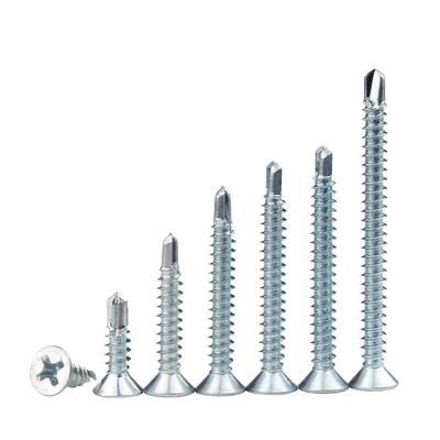 Steel Cross Countersunk Head Self-Drilling Screws