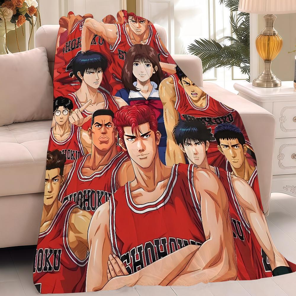 Classic S-Slam Comic D-Dunk-S Blanket Warm Soft Suitable For Bedroom Sofa Bed Living Room Office Travel Camping Gifts