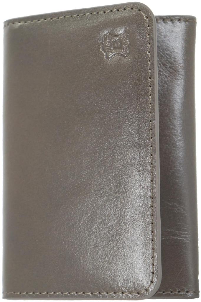 Taupefarbener Visitenkartenhalter, Visitenkartenetui, Kartenetui, große Kapazität, beliebte Marke, italienisches Leder, Taschenformat, Lederprodukte, leicht herauszunehmen