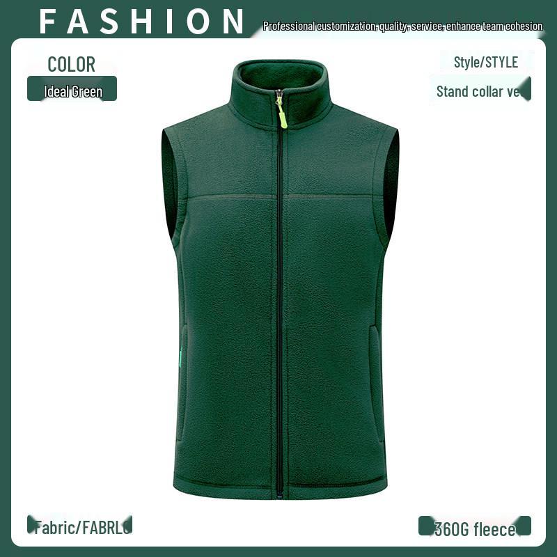 DJI Custom Logo Polar Fleece Vest - Winter Corporate Team Workwear Vest