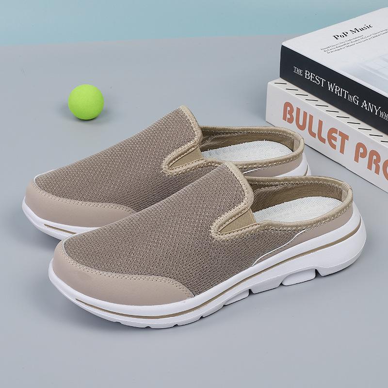 Summer mesh shoes breathable sandals mesh shoes soft sole breathable mesh shoes lazy net shoes