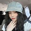 Retro cowboy cap spring and autumn street beret female face small bucket hat advanced sense