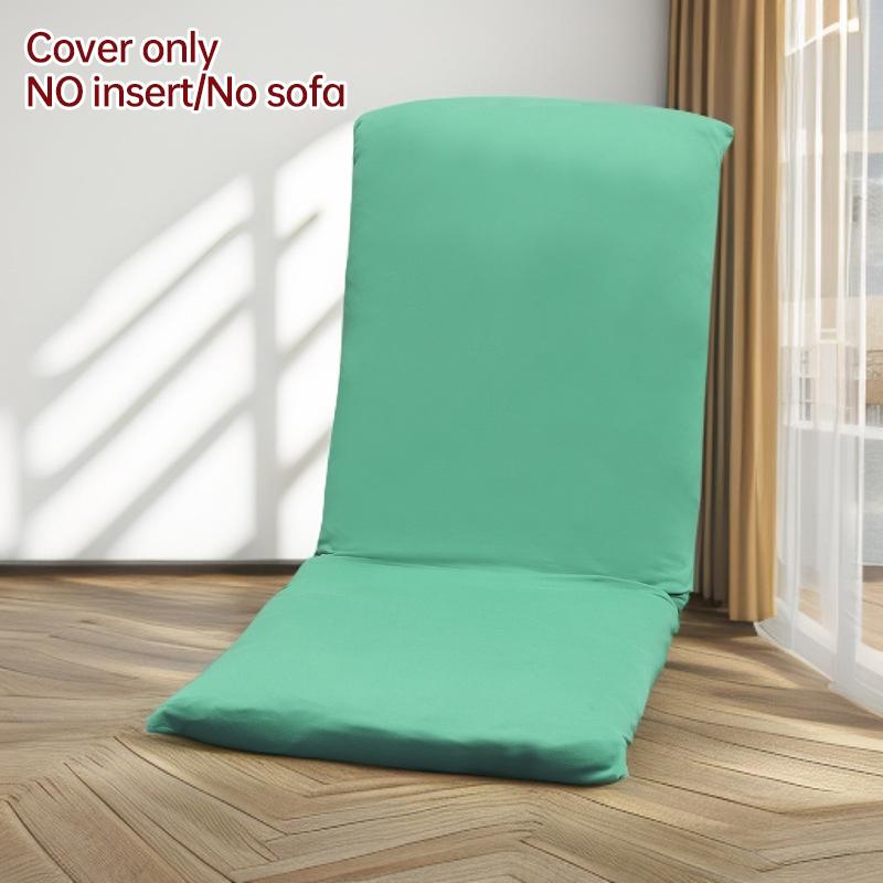 Folding Tatami Seat Cover Single Floor Bed Sofa Slipcover Household Foldable Relax Lounge Recliner Slipcover (Only Cover )