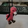 Car Pendant Cute Anime Little Duck Swing Auto Rearview Mirror Hanging Ornaments Interior Decoraction Accessories for Girls Gifts