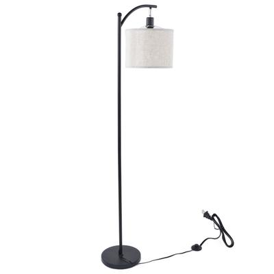 Modern Floor Lamp LED Standing Lamp Fabric Corner Stand Light for Living Room 3000K Warm White