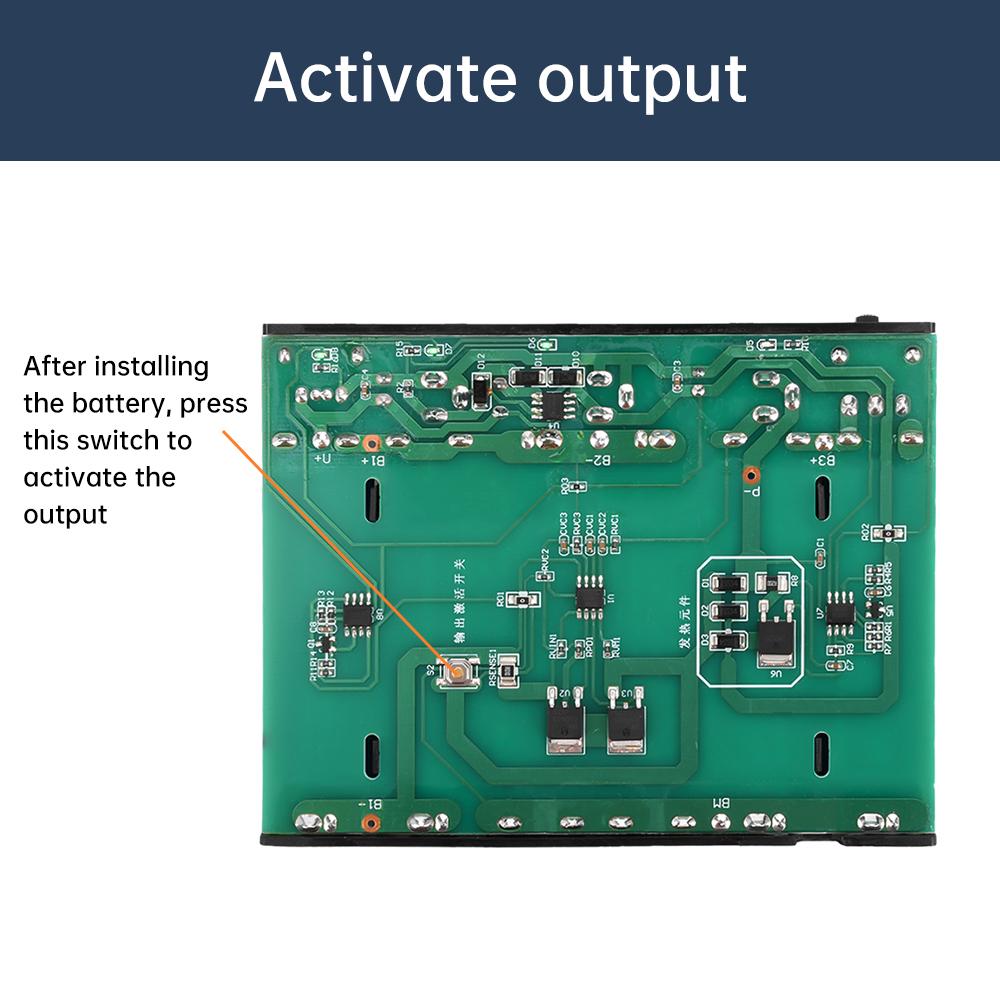 5V 9V 12V Output Power Bank Box for Cellphone Power Case Tablet 6x 18650 Battery UPS Uninterrupted Power Supply Electronic Kit