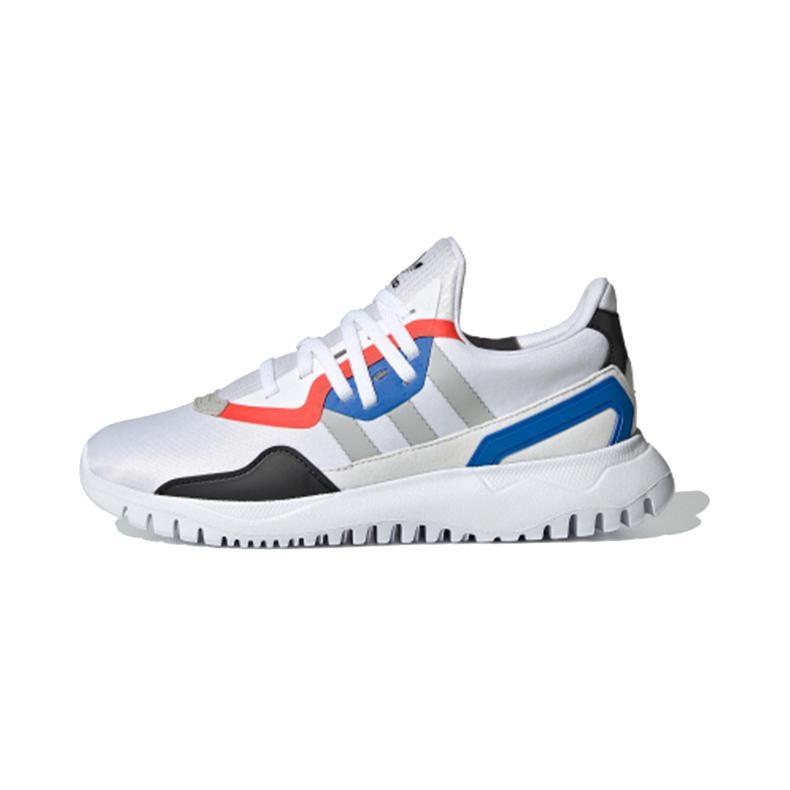 (PS) adidas Flex J White Glow Blue Kids FX5325 EU 28