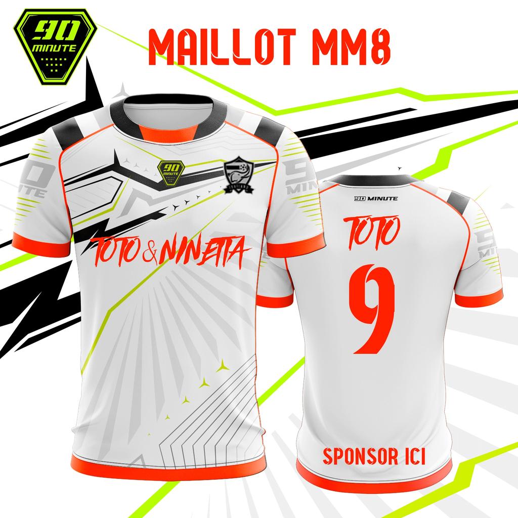 2026 Nuova T-shirt Estiva da Uomo Maillot 90 Minuti Toto & Ninetta Stampa Doppia Faccia Manica Corta Oversize Traspirante Asciugatura Rapida Top