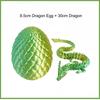3D Mini Chinese Dragon Surprise Egg Movable Joint Tabletop Decoration Collectible Gifts And Toys Home Dragon Articulated