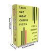 Taco Gatto Capra Formaggio Pizza Carta Estremamente Divertente per Gioco di Gruppo in Famiglia