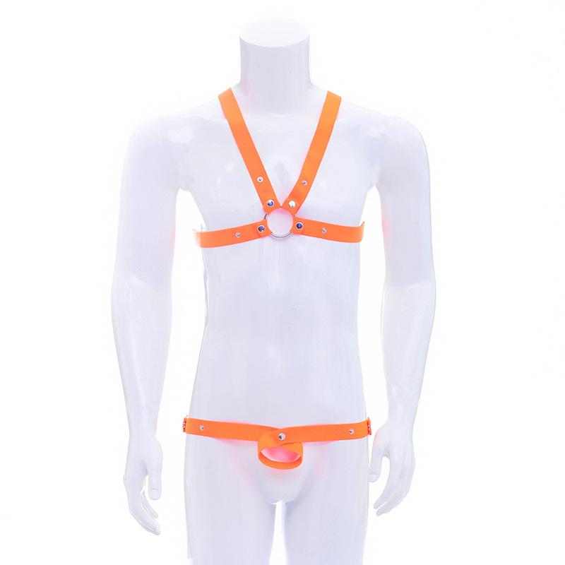 Men's Sex Underwear Men's Split Sex Thong Bondage Suit
