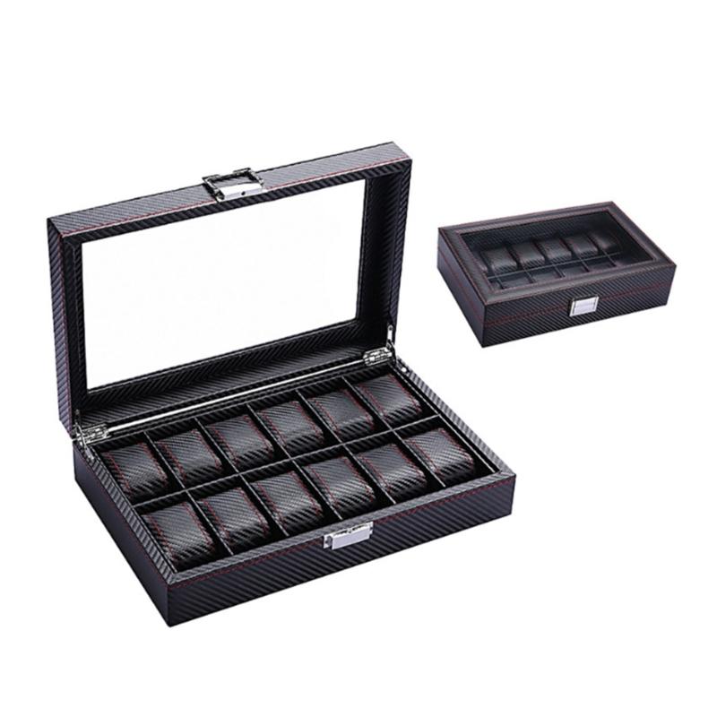Additional Velutinous Lined Watch Storage Case Secure Metal Grip Plan For Jewelry Display And Travel
