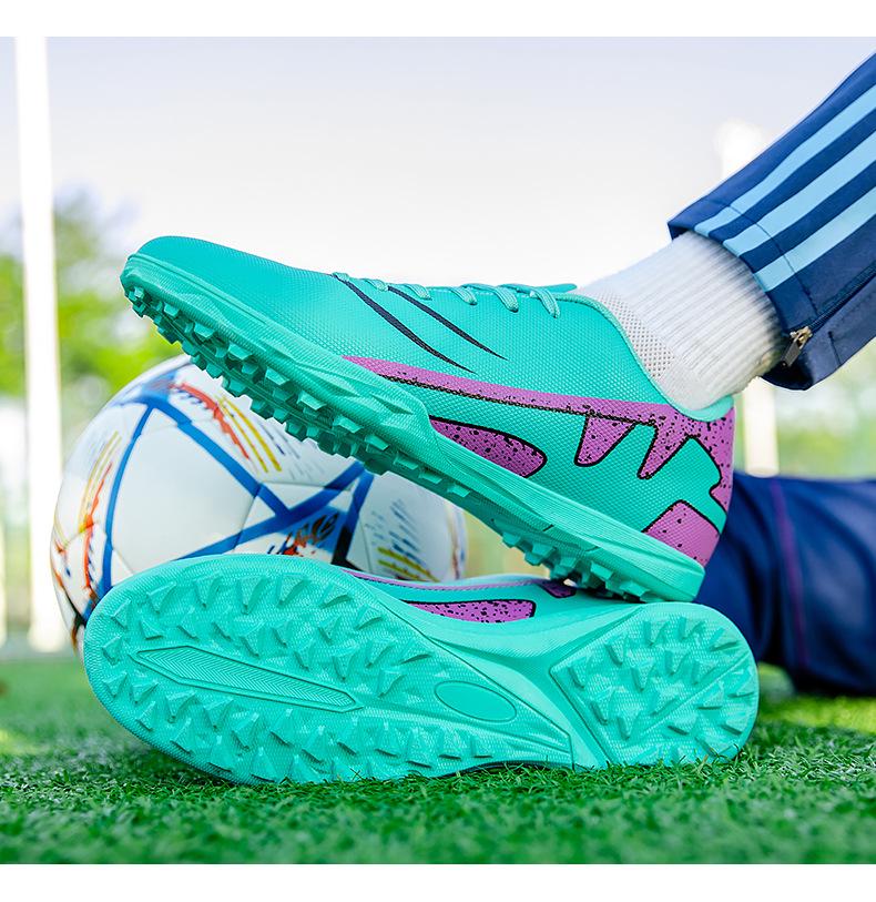 Long Nail AG Low-Top Artificial Grass Soccer Shoes for Men & Women