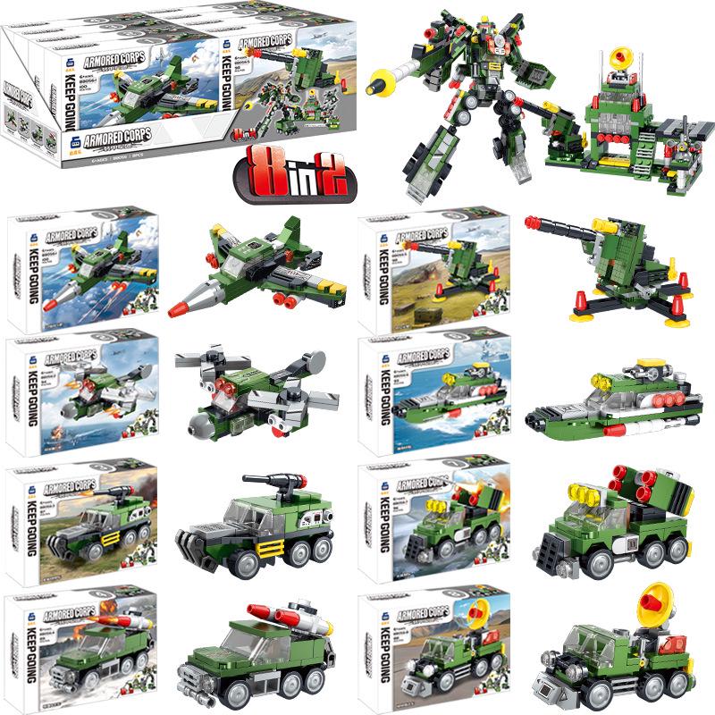 Nezha 2 Compatible Building Blocks: Educational Street Stall Toys for Kids