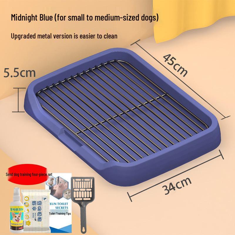 Flat Dog Toilet Urine Tray for Small To Medium Dogs – Ideal Pet Poop Solution