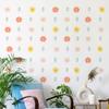 6Pcs Wall Decals, Flower Print Wall Stickers, Self-Adhesive Removable Waterproof Scratch Resistant Wall Decals for Kids Rooms And Kindergartens