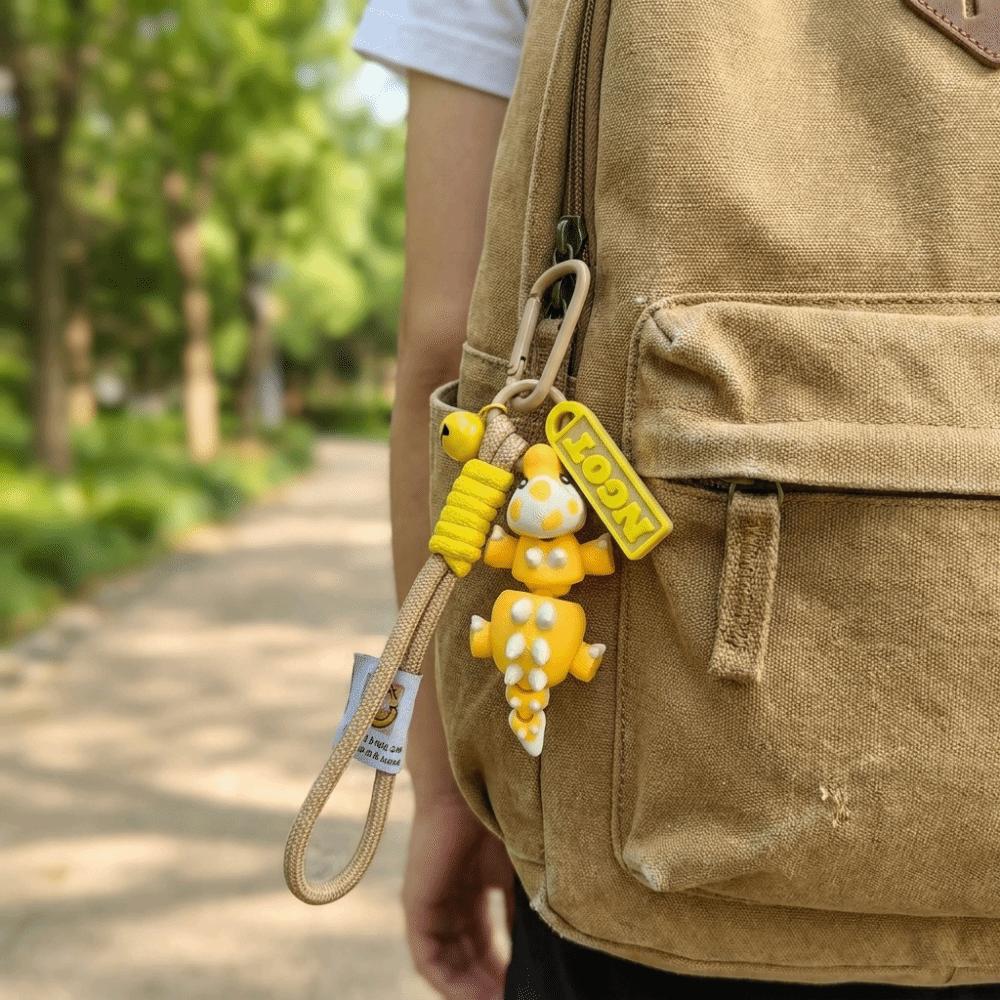 Smooth Solid Material Stegosaurus Keychain Small Size Backpack Hanging Ornament  Holiday Gift