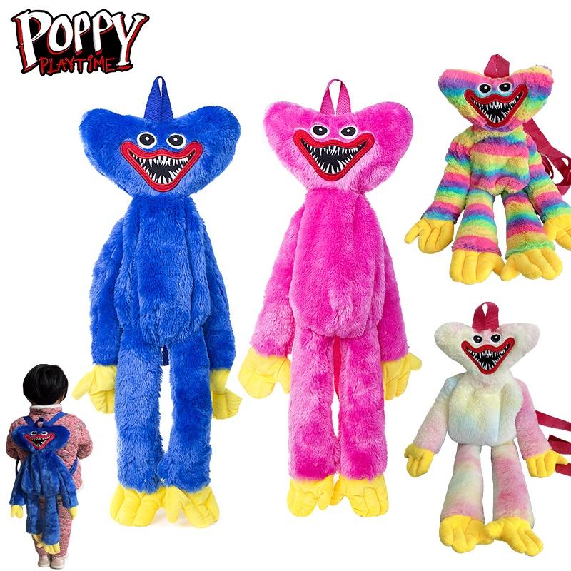 Poppy Playtime Plush Backpack Soft And Adorable Huggy Wuggy School Bag For Kids