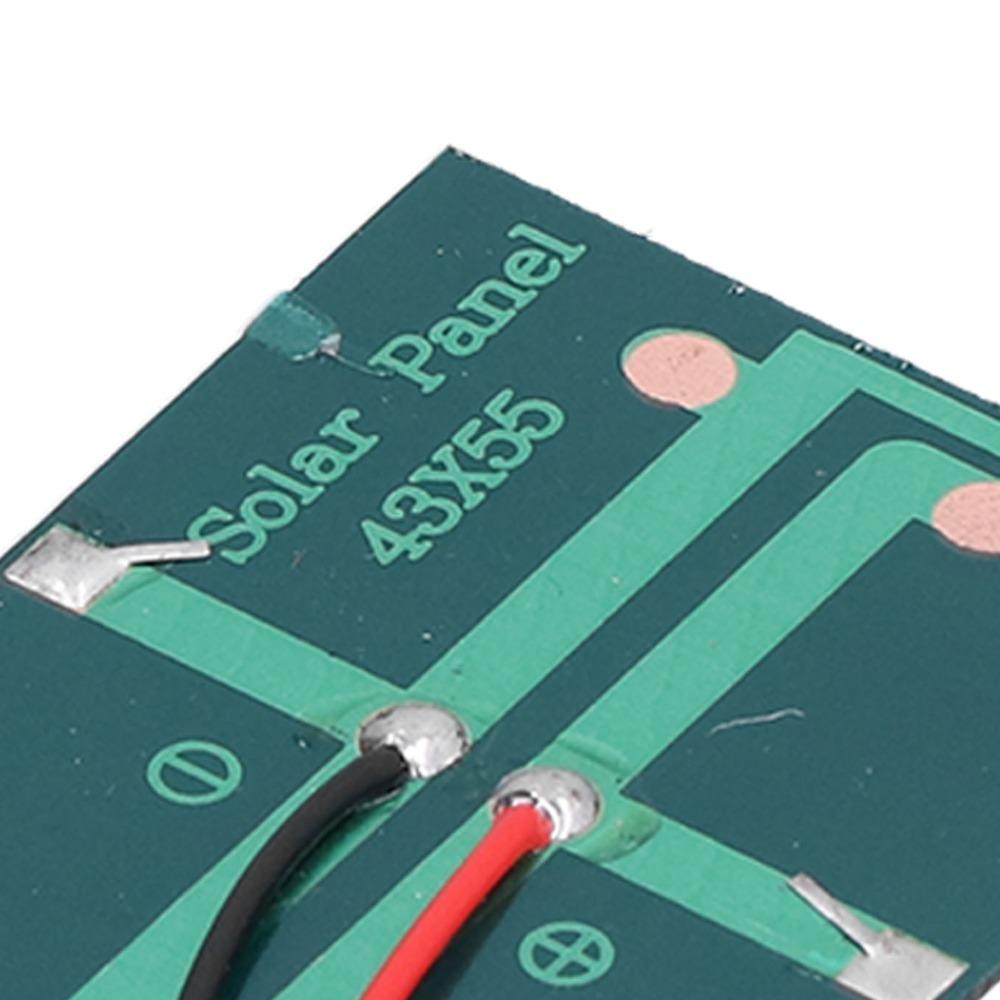 2PCS Polysilicon Mini Solar Panels 0.4W 1.5V Micro Solar Cells High Efficiency Glue Power Solar Panel Module Electronics
